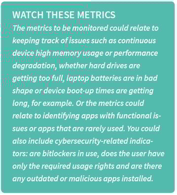 Blog - watch these metrics tips